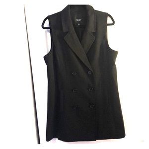 Long length double breasted vest
